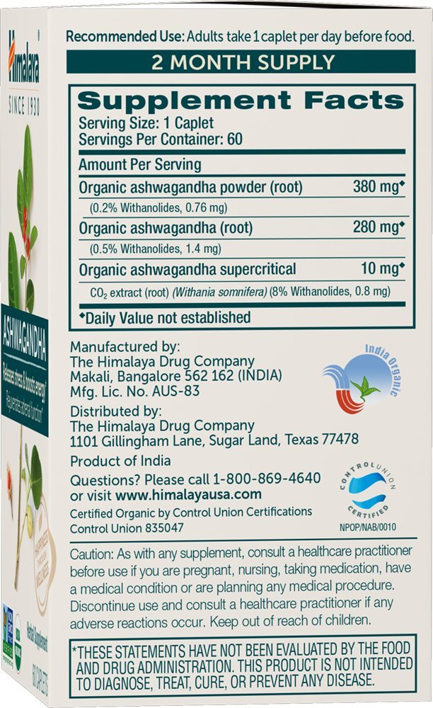 Himalaya Organic Ashwagandha 358g lifestyle shot