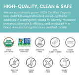 Himalaya Organic Ashwagandha Supplement close-up of capsules