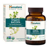 Himalaya Organic Bacopa Monnieri caplet bottle side view
