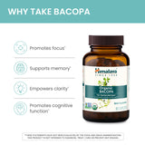 Himalaya Organic Bacopa Monnieri caplets in a hand