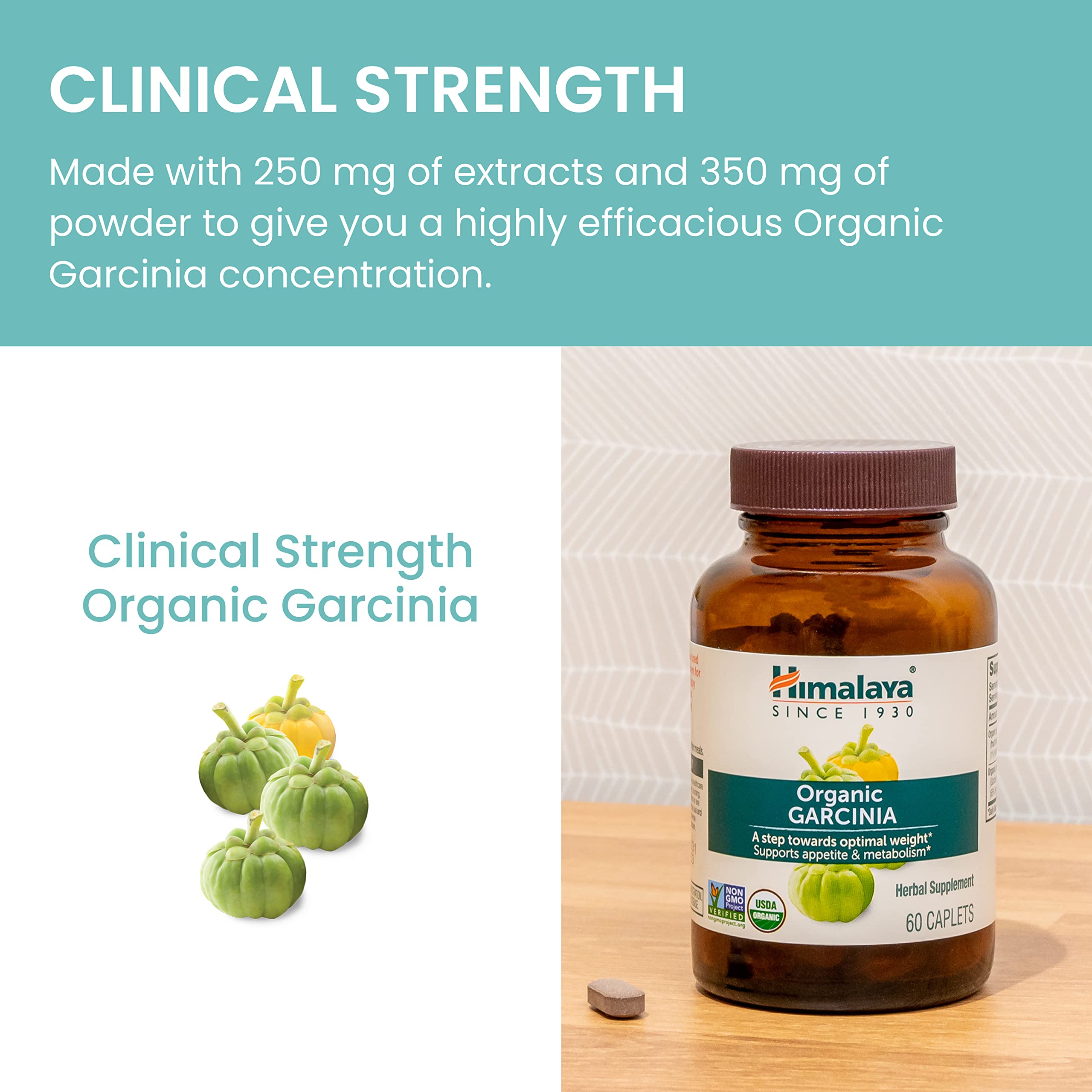 Himalaya Organic Garcinia Cambogia 600mg capsules close-up