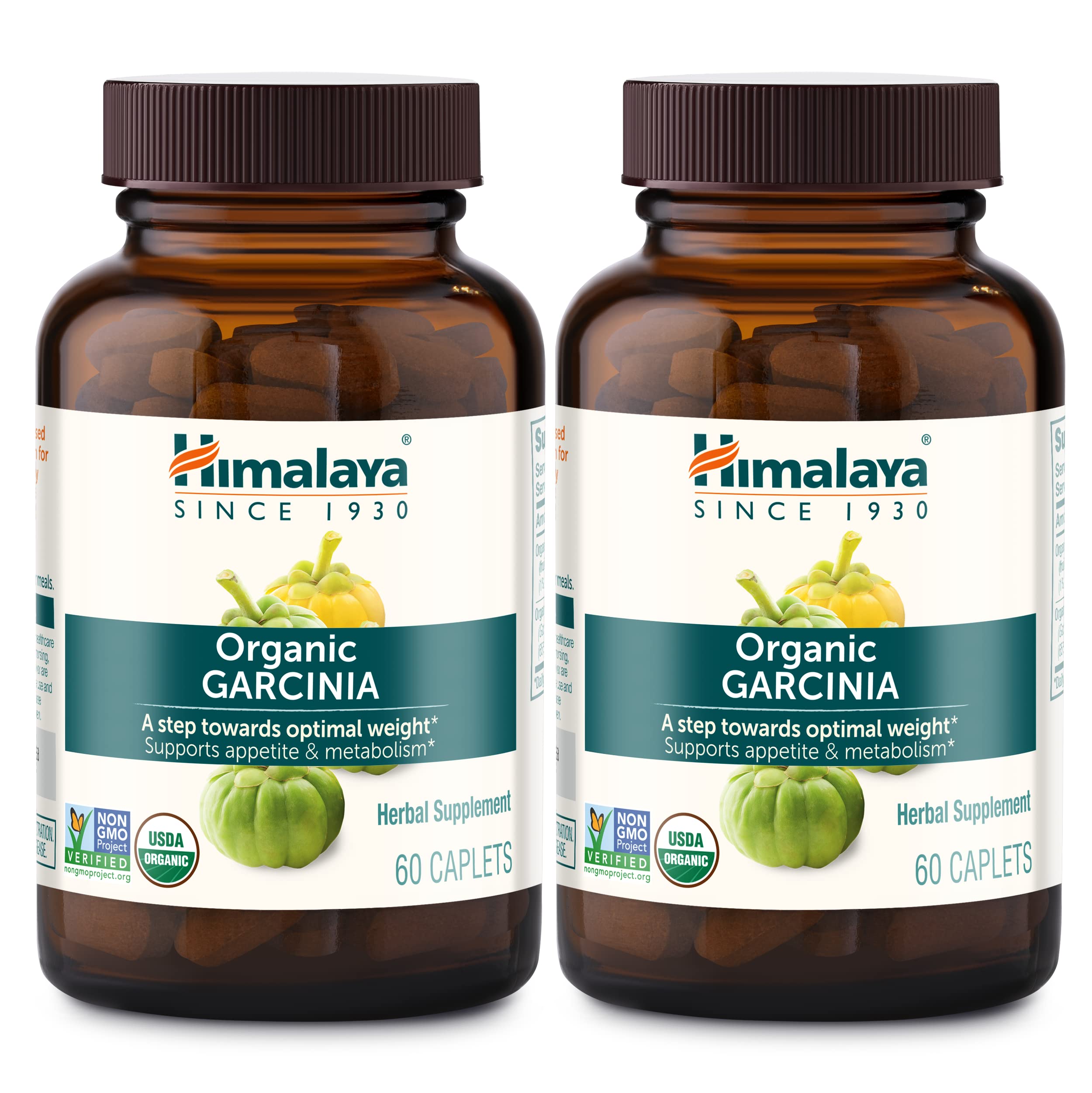 Himalaya Organic Garcinia Cambogia 600mg capsules front view