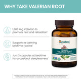 Himalaya Organic Valerian Root 1000mg vegan capsules bottle with label