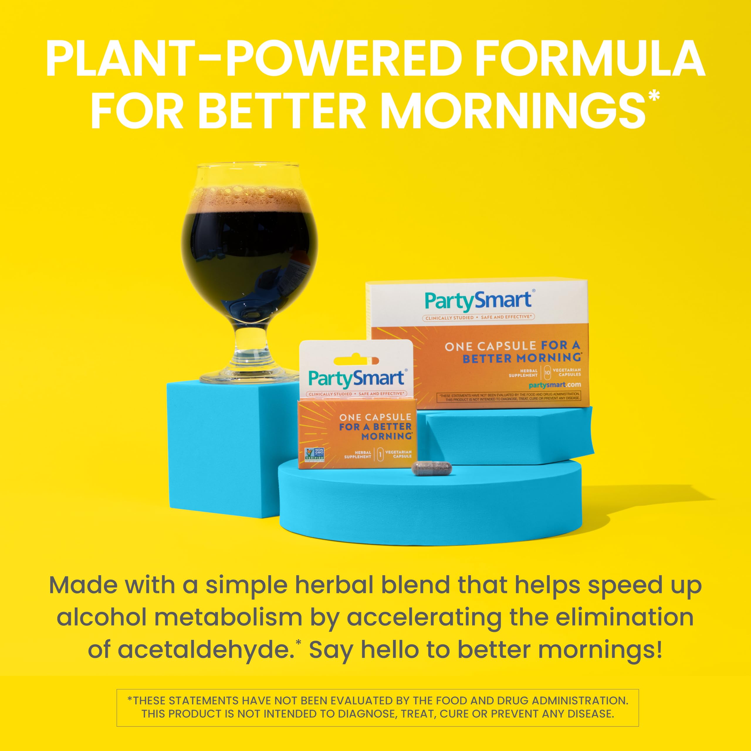 Himalaya PartySmart Capsules back view with nutritional information