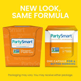 Himalaya PartySmart Capsules with a glass of water