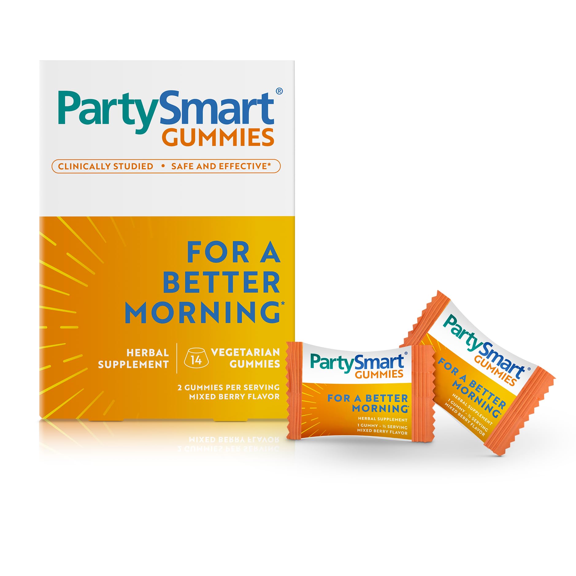 Himalaya PartySmart Gummies mixed berry pillow pack front view