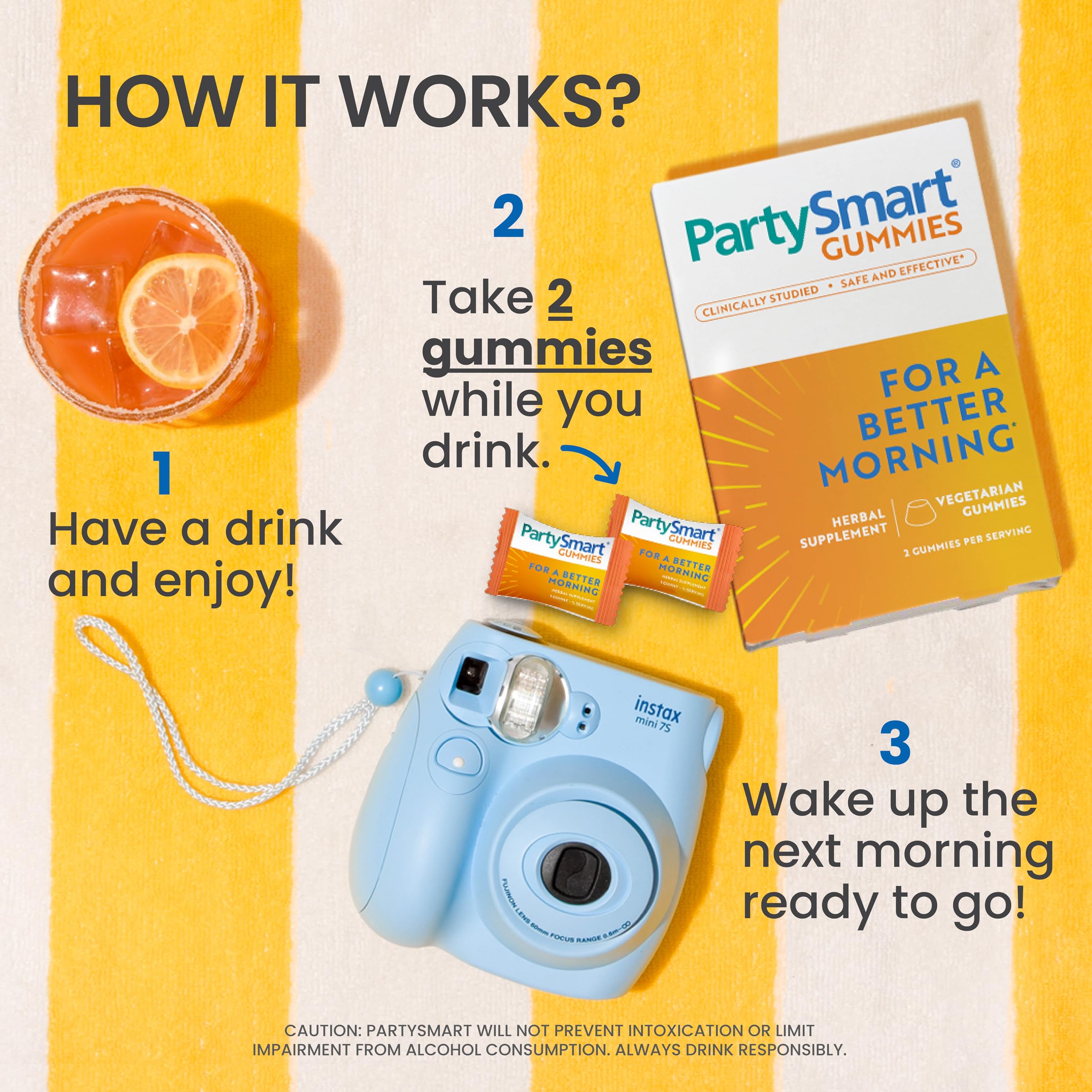 Himalaya PartySmart Gummies packaging side view