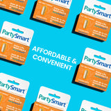 Himalaya PartySmart herbal supplement with a glass of water