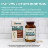 Himalaya Psyllium Husk Powder Capsules bottle with label
