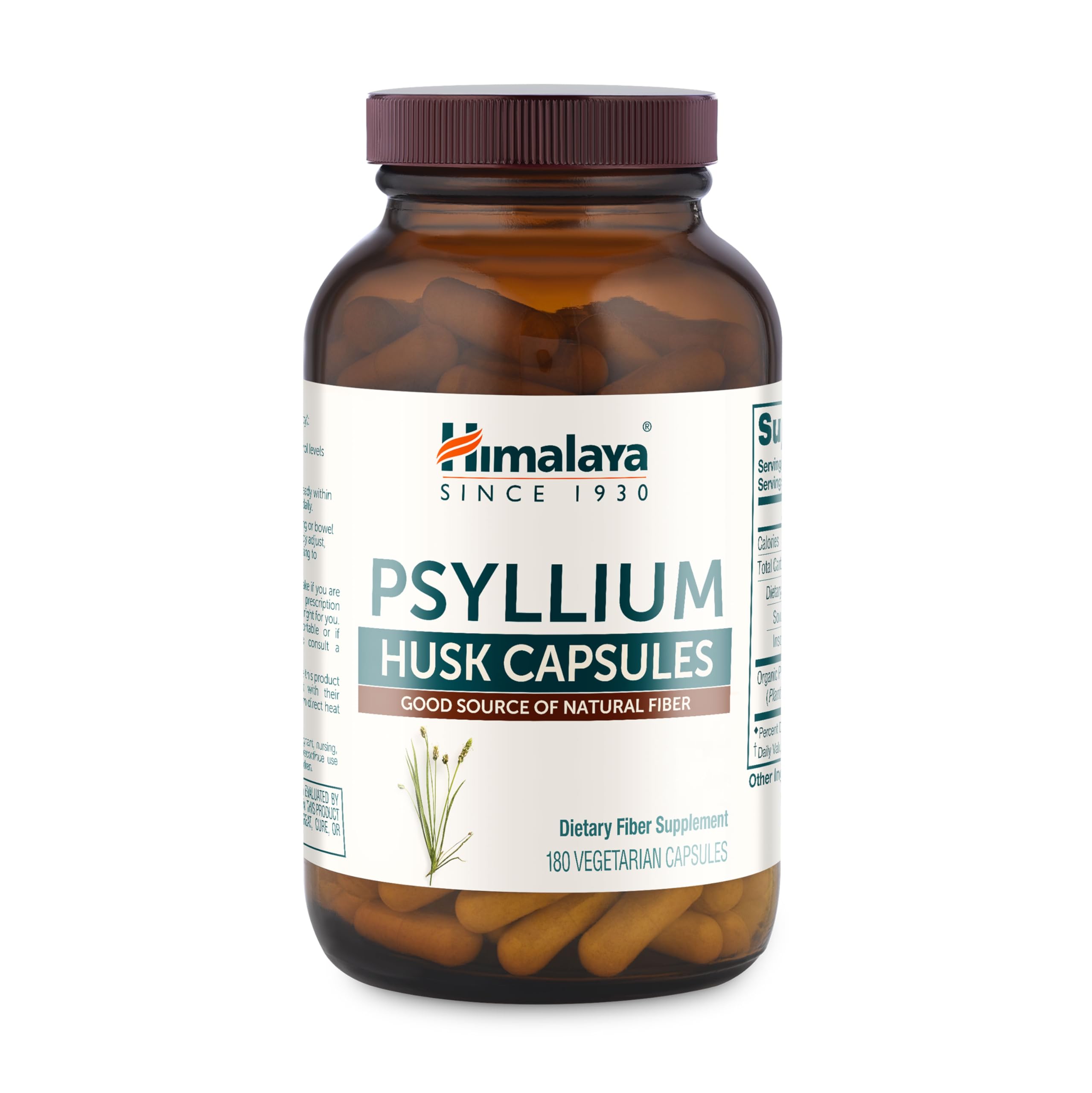 Himalaya Psyllium Husk Powder Capsules front view