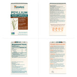 Himalaya Psyllium Husk Powder Capsules with natural background