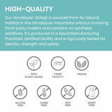 Himalaya Shilajit Capsules with a measuring spoon for dosage