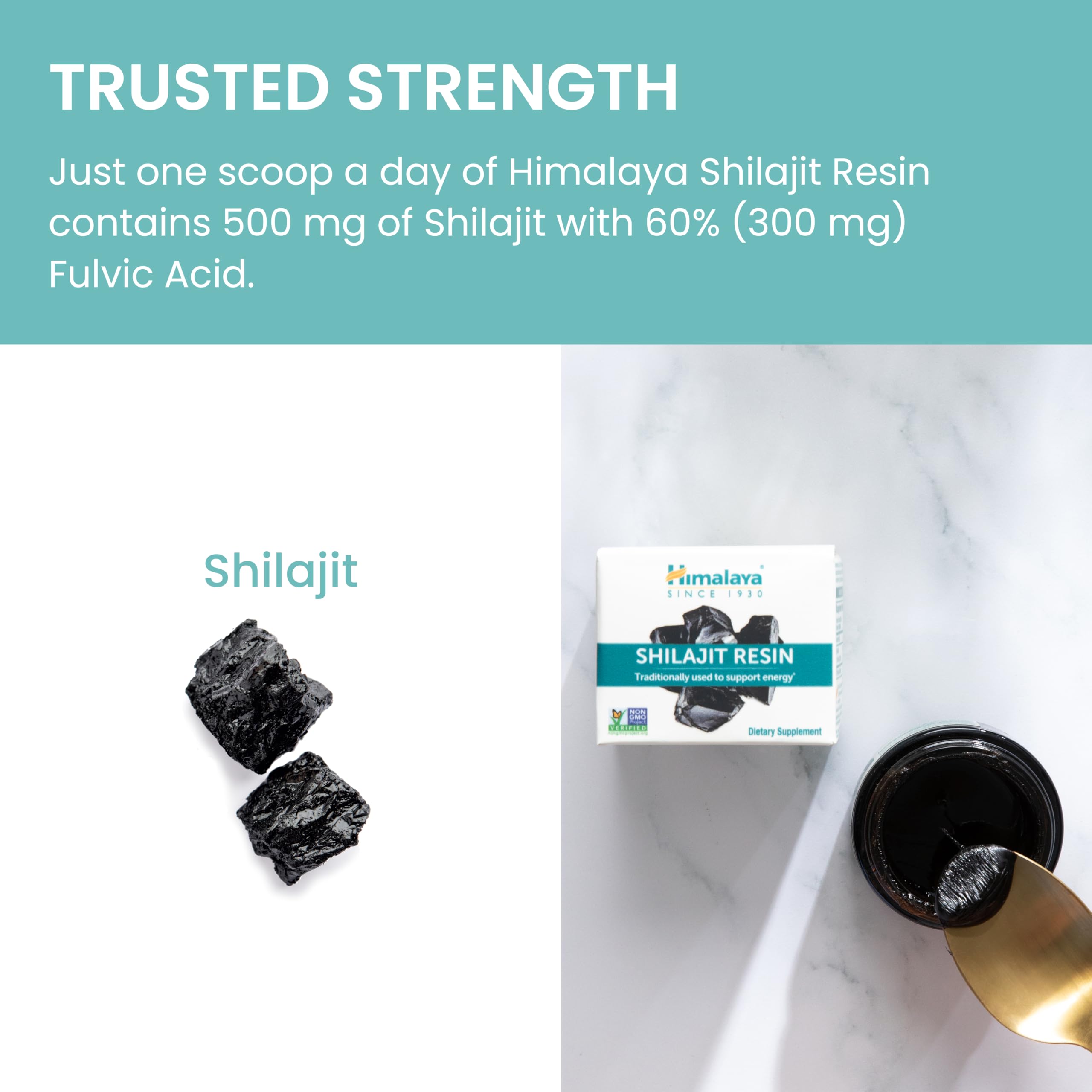 Himalaya Shilajit Resin 500mg ingredients list
