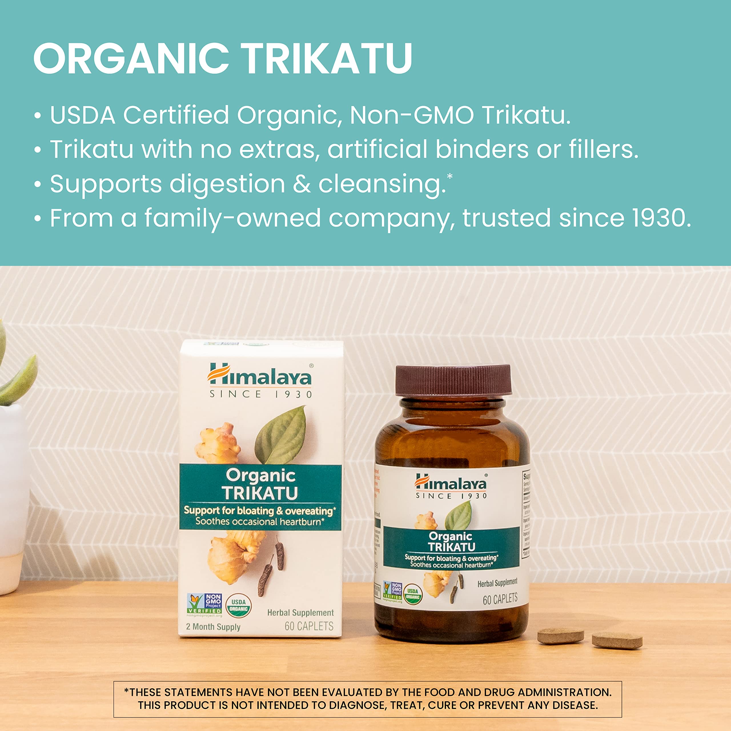 Himalaya Trikatu capsule size comparison