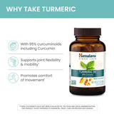 Himalaya Turmeric 95 capsules in a clear view