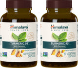 Himalaya Turmeric 95 Herbal Supplement front view with packaging