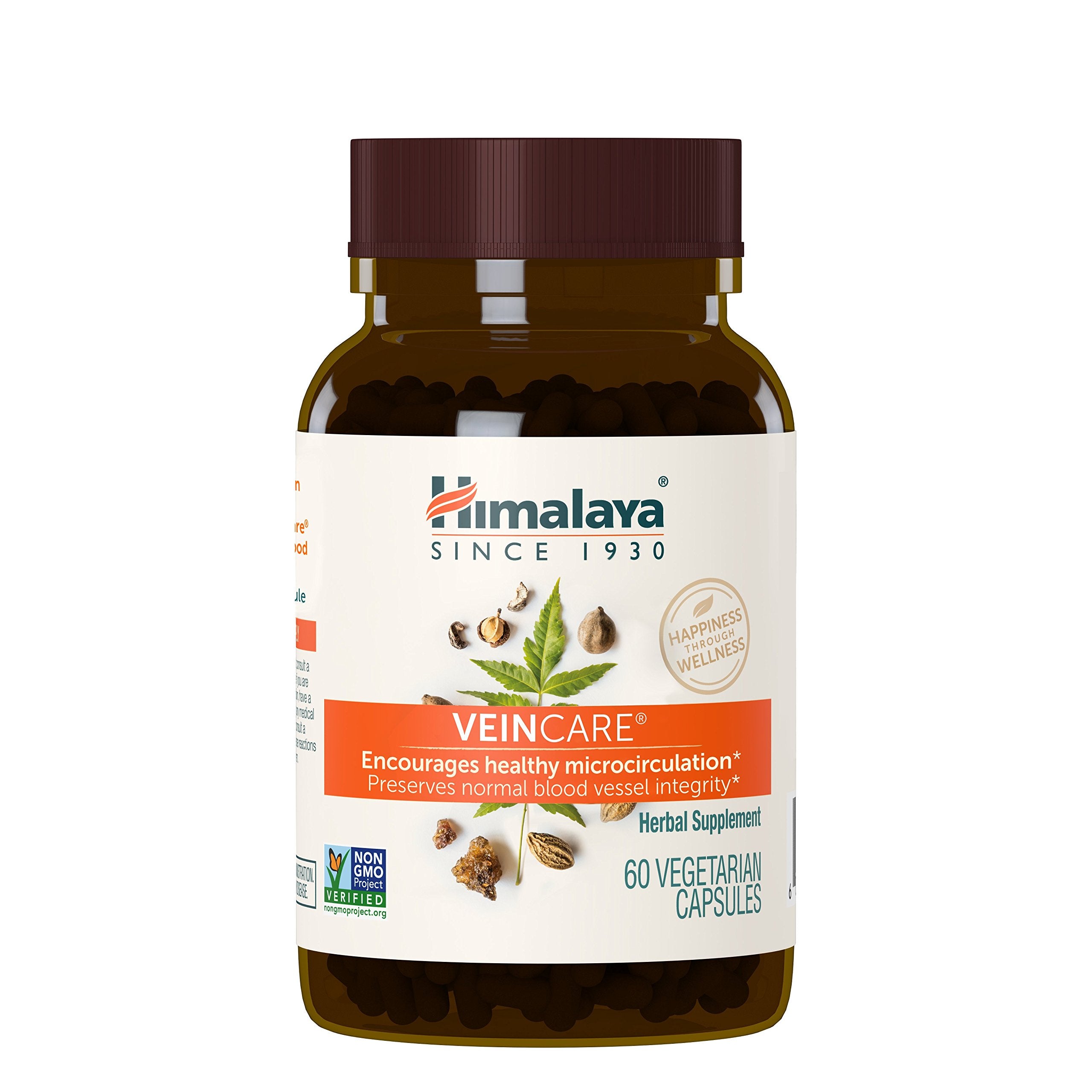 Himalaya VeinCare blended vitamin and mineral supplement front view