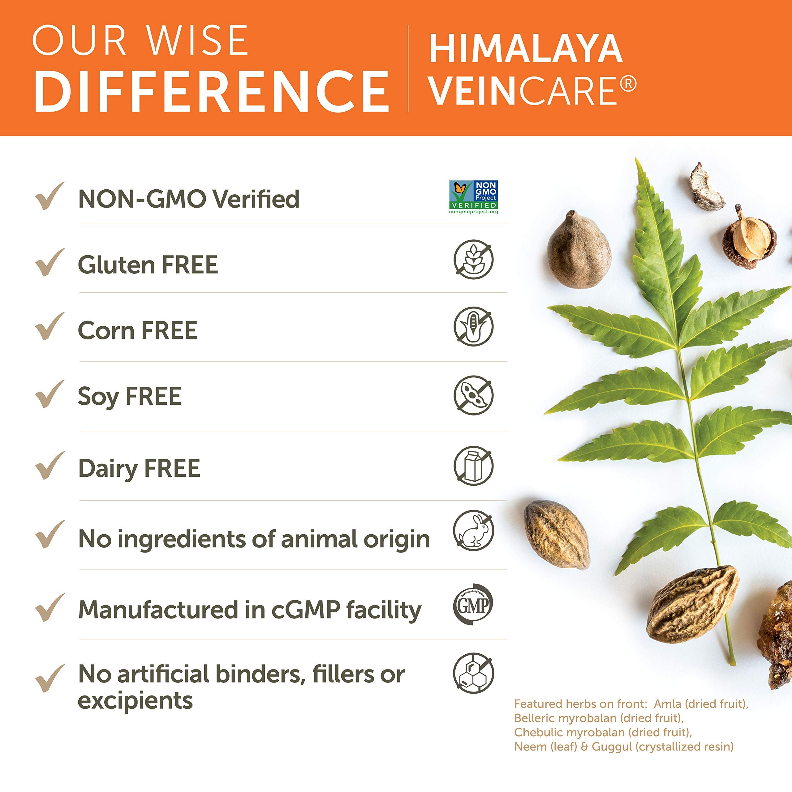 Himalaya VeinCare with a measuring spoon for dosage