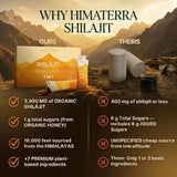 HIMĀTERRA Shilajit Honey Sticks individual stick close-up