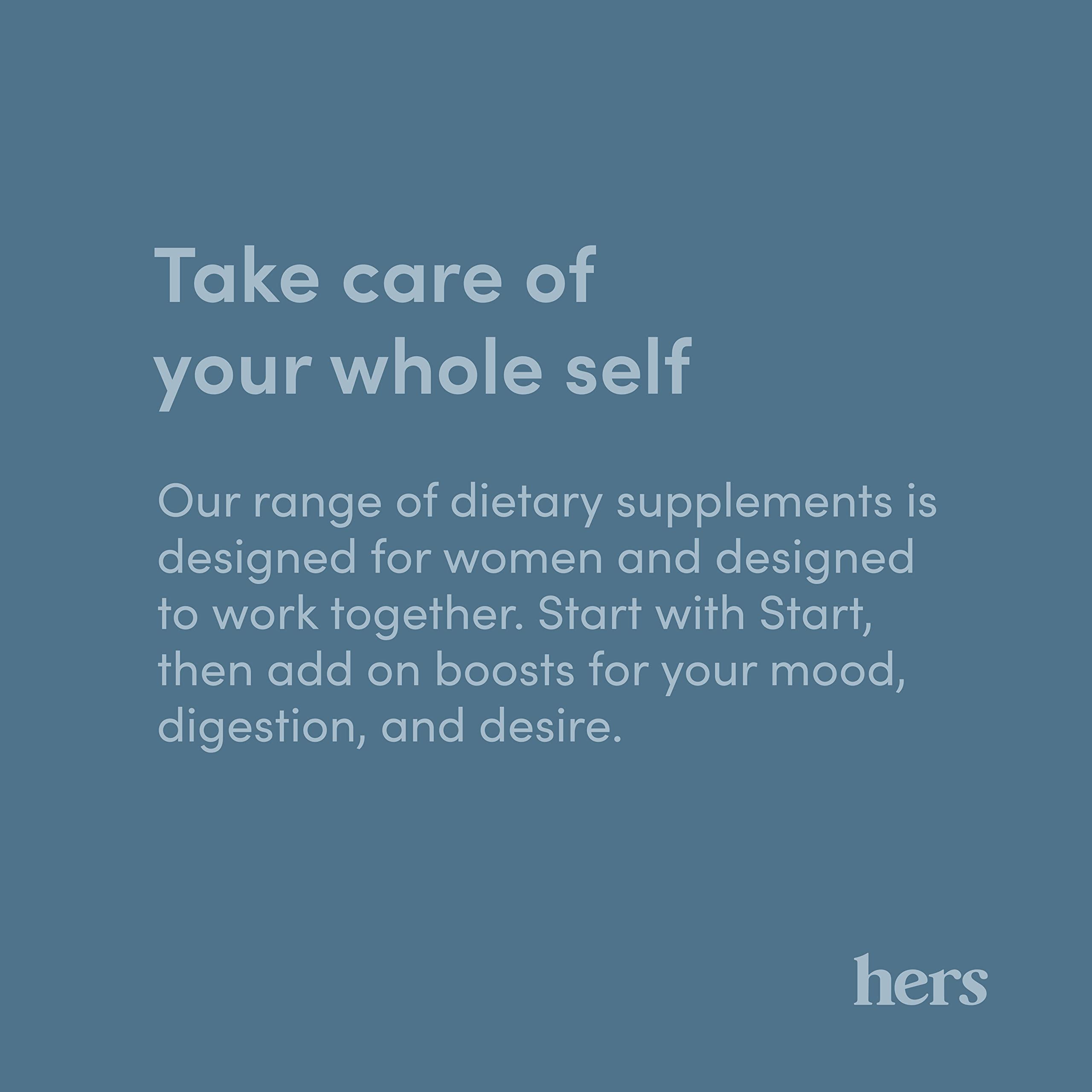 HIMS & HERS Start Probiotic Supplement in a lifestyle setting