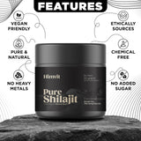 himvit Pure Himalayan Shilajit Resin ingredients list