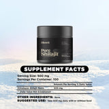 himvit Pure Himalayan Shilajit Resin with natural background