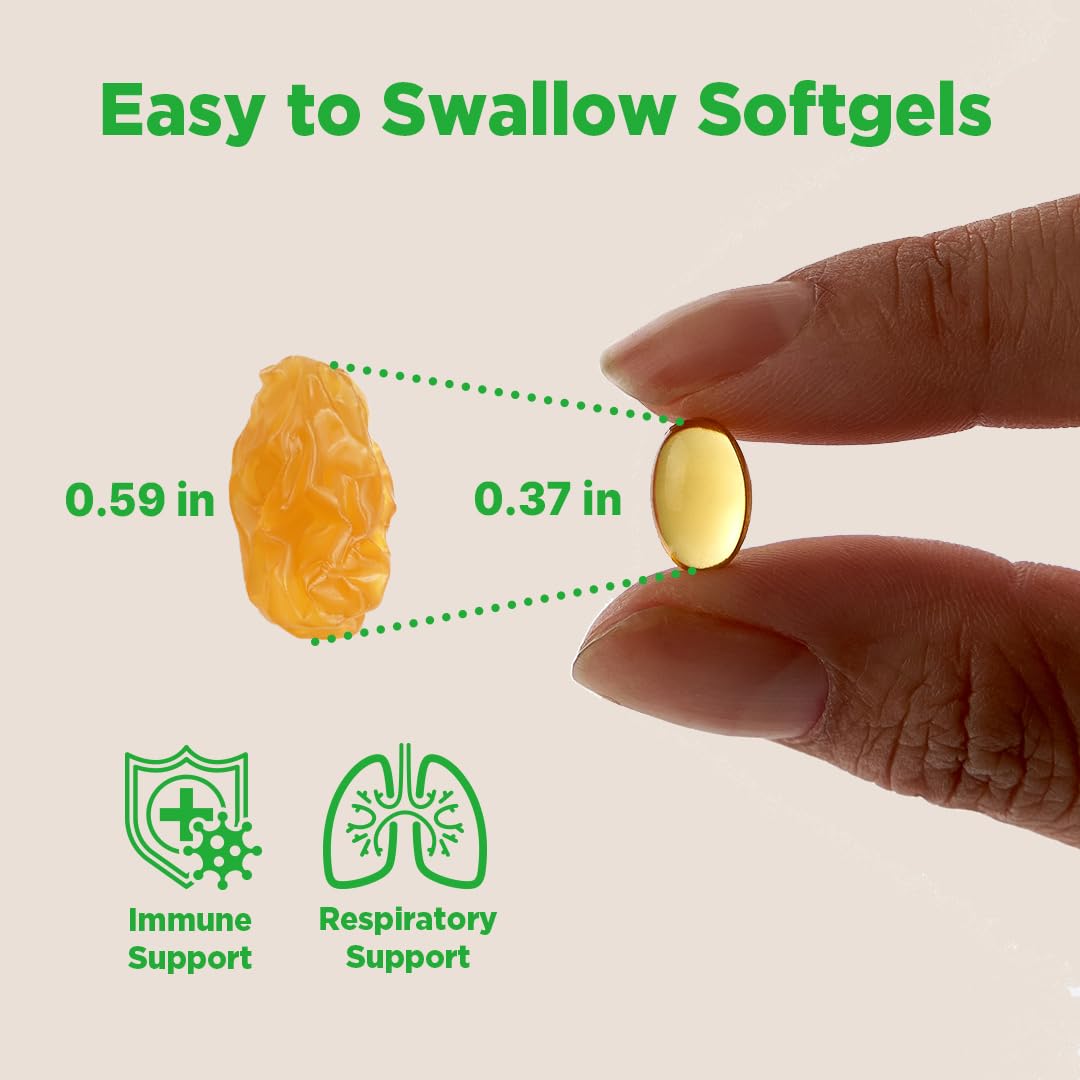 HINI Oregano Oil Softgels bottle with label