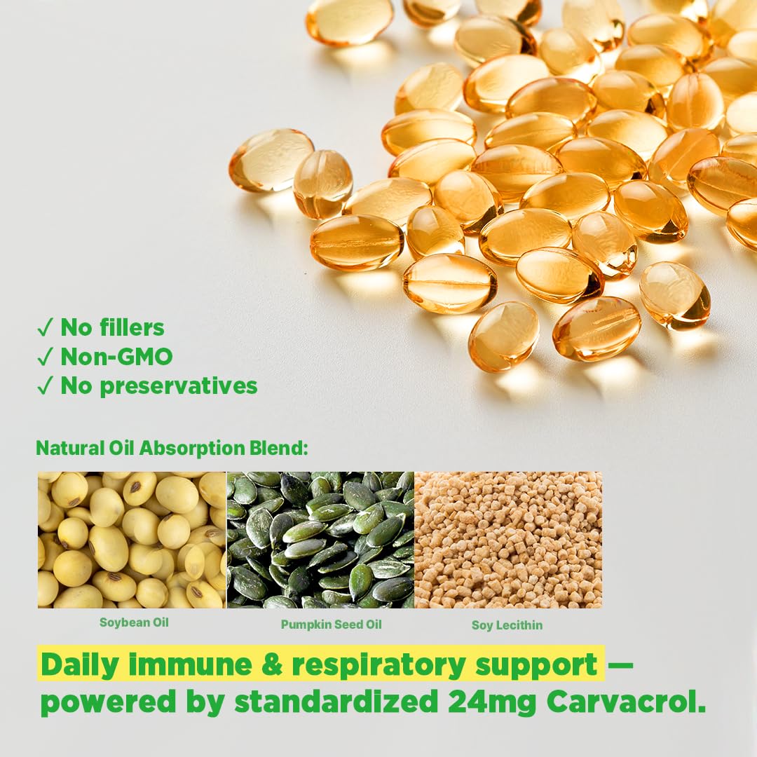 HINI Oregano Oil Softgels close-up of softgel