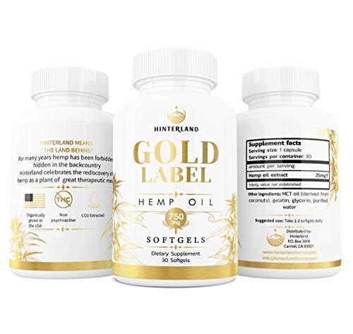 Hinterland Verlag Omega 3-6-9 softgels bottle side view