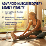 HiPlus Magnesium Complex Supplement 1200mg capsules on a wooden surface