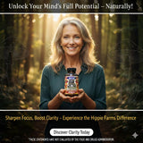 Hippie Farms All Natural Mushroom Supplement capsule close-up