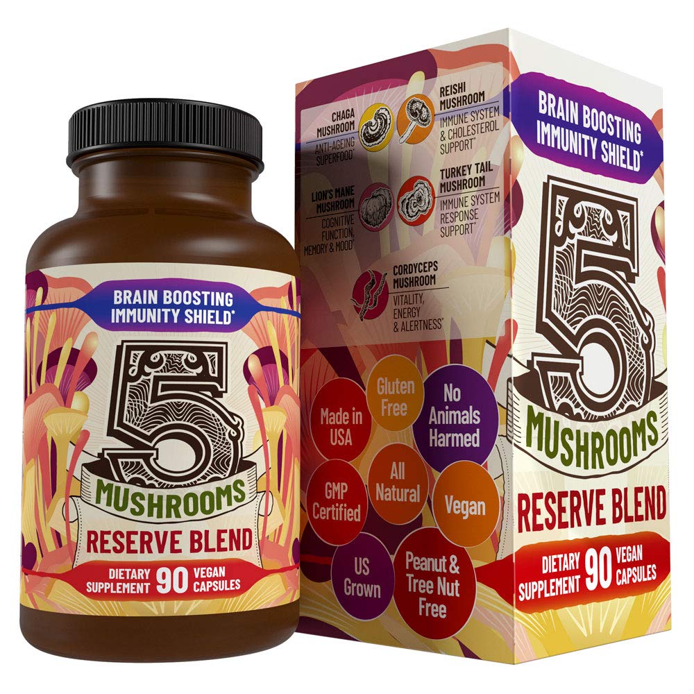 Hippie Farms All Natural Mushroom Supplement front view