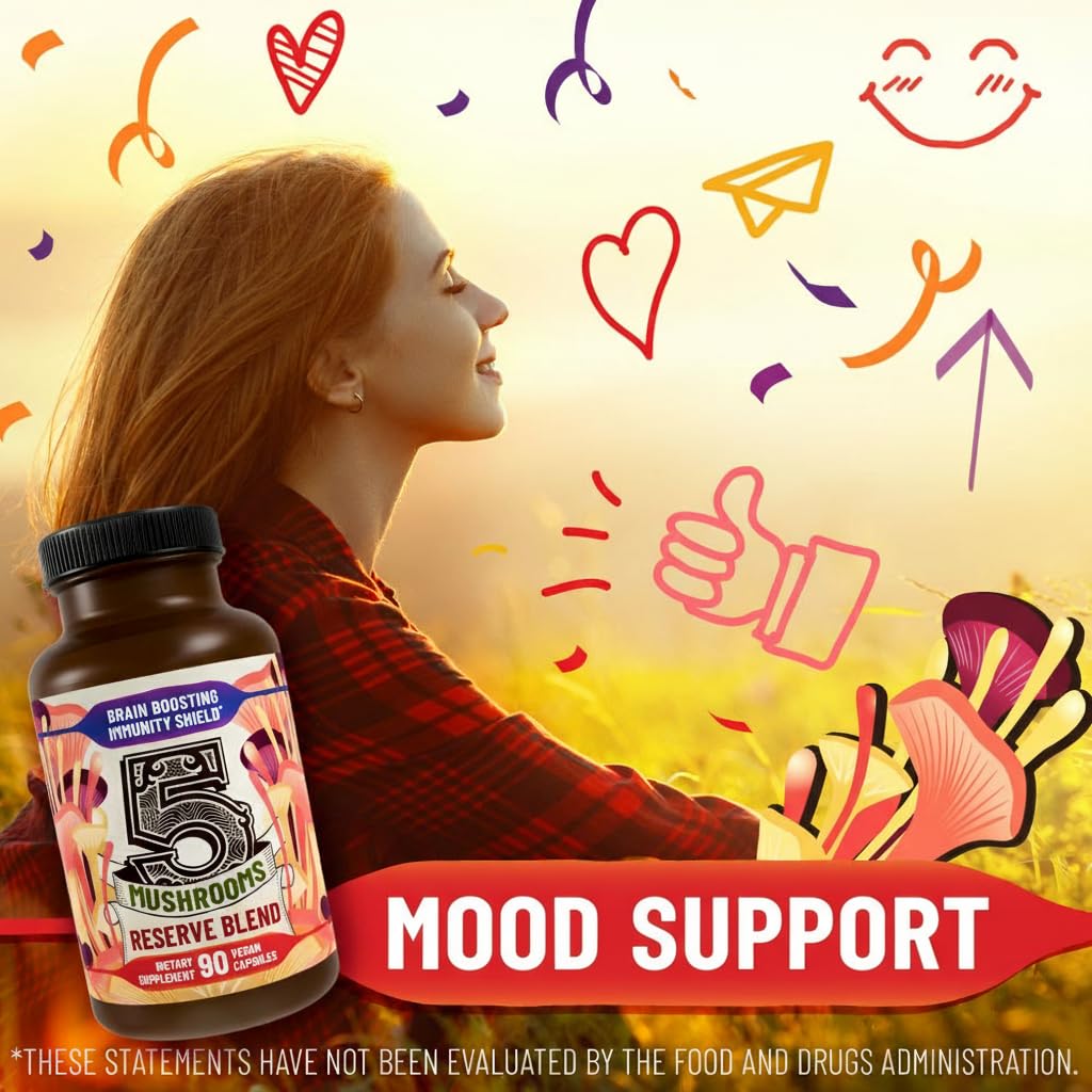 Hippie Farms All Natural Mushroom Supplement packaging