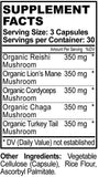 Hippie Farms All Natural Mushroom Supplement side view