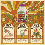 Hippie Farms Milk Thistle Capsules close-up of a single capsule