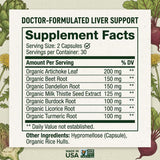 Hippie Farms Milk Thistle Capsules open bottle with capsules