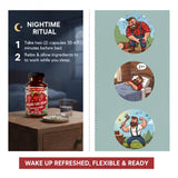 Hippie Farms Tart Cherry Capsules opened bottle with capsules visible