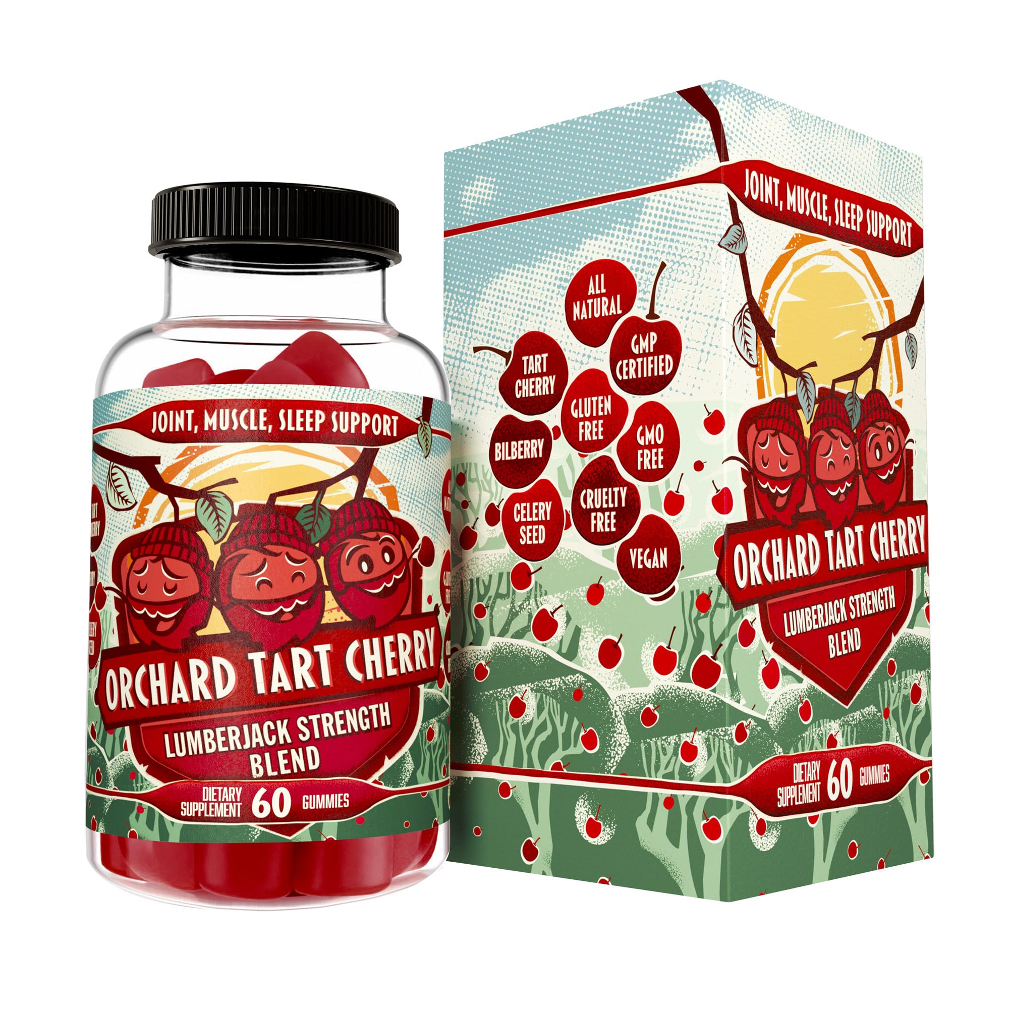 Hippie Farms Tart Cherry Gummies 249g front view