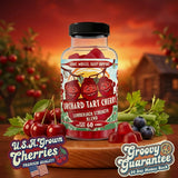 Hippie Farms Tart Cherry Gummies in a bowl
