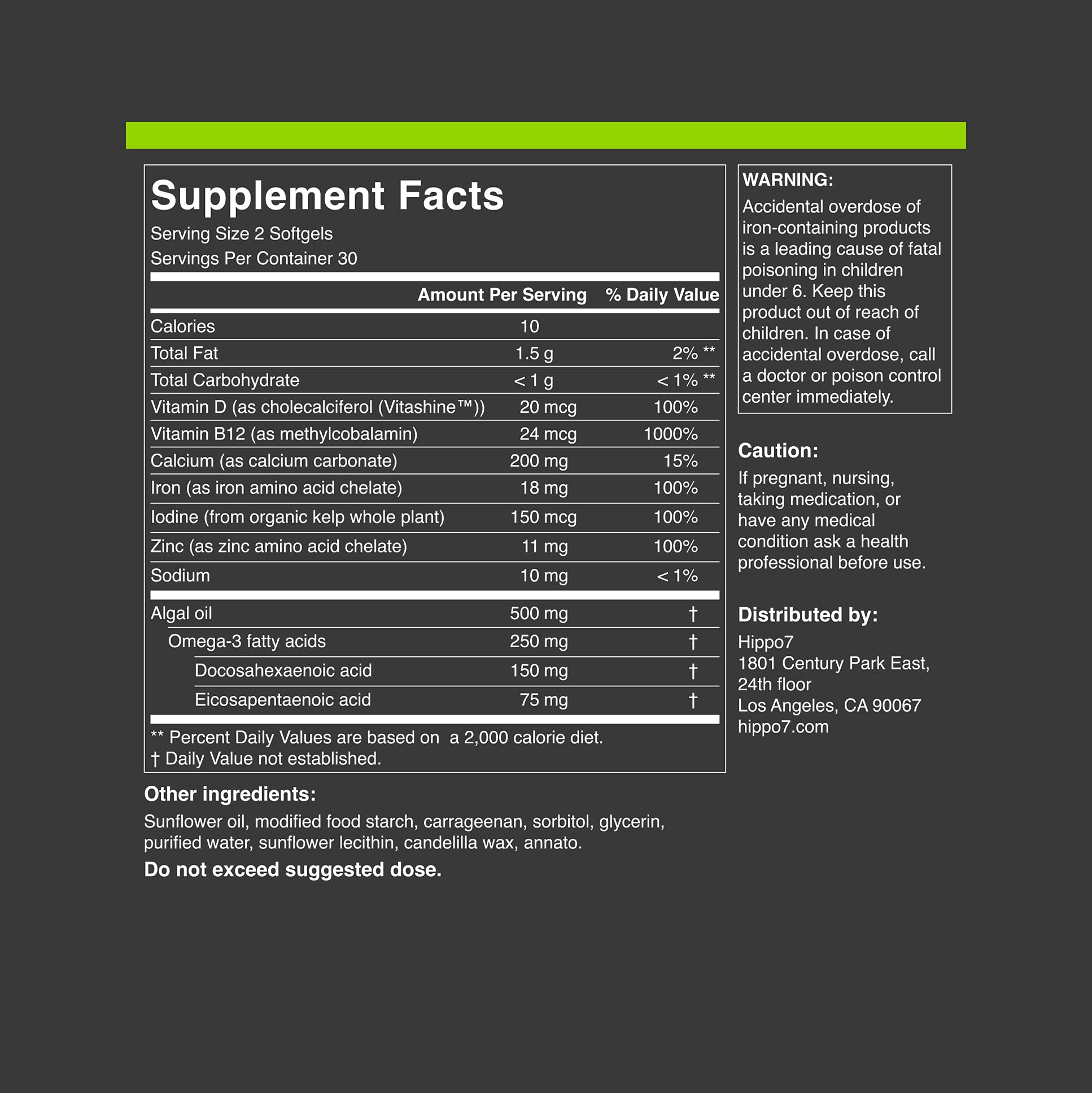 Hippo7 Multivitamins 7-In-1 Supplement lifestyle scene