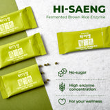 HISAENG Multi-Enzyme Supplement individual packets arranged