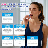 HISOKOI Magnesium Gummies 400mg close-up of individual gummies