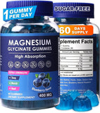 HISOKOI Magnesium Gummies 400mg front view with packaging