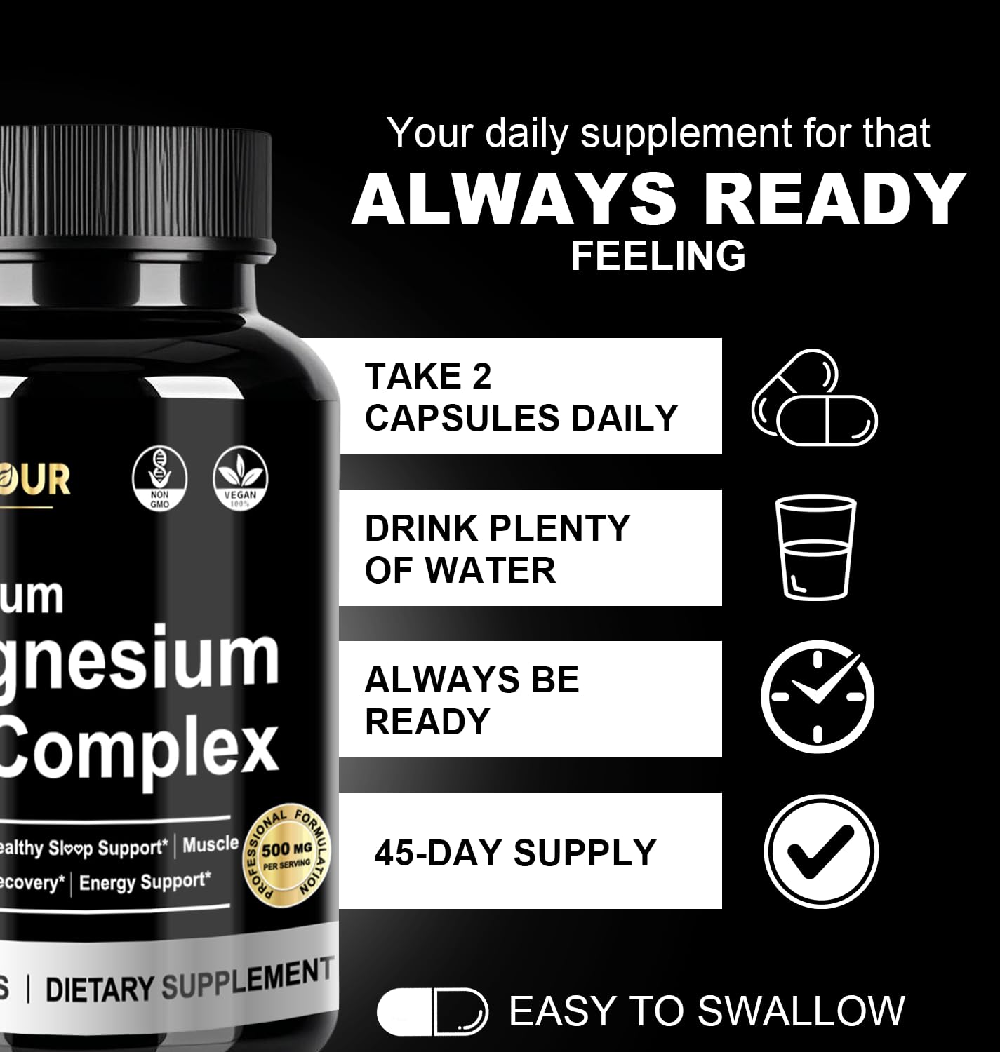 Hisonour Research Magnesium Complex packaging details