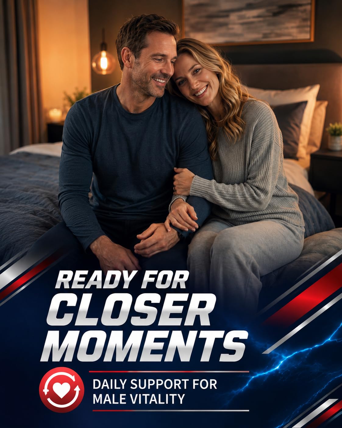 Hisunmer Men's Energy Support Capsules in a lifestyle setting