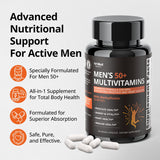 HiWell Absorfyx Men's 50+ Multivitamins side view showing label