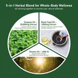 HiWell Oregano Oil Softgels bottle with softgels