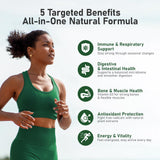 HiWell Oregano Oil Softgels with measuring spoon