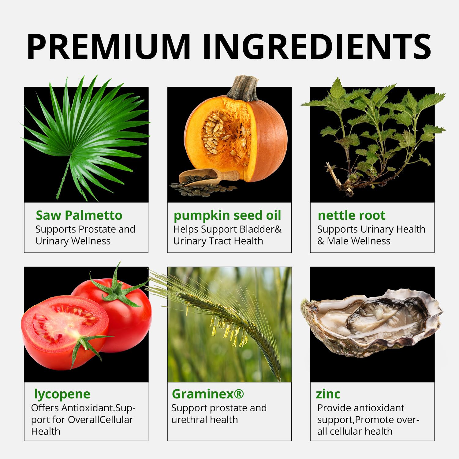 HiWell Saw Palmetto Extract 320mg softgels side view