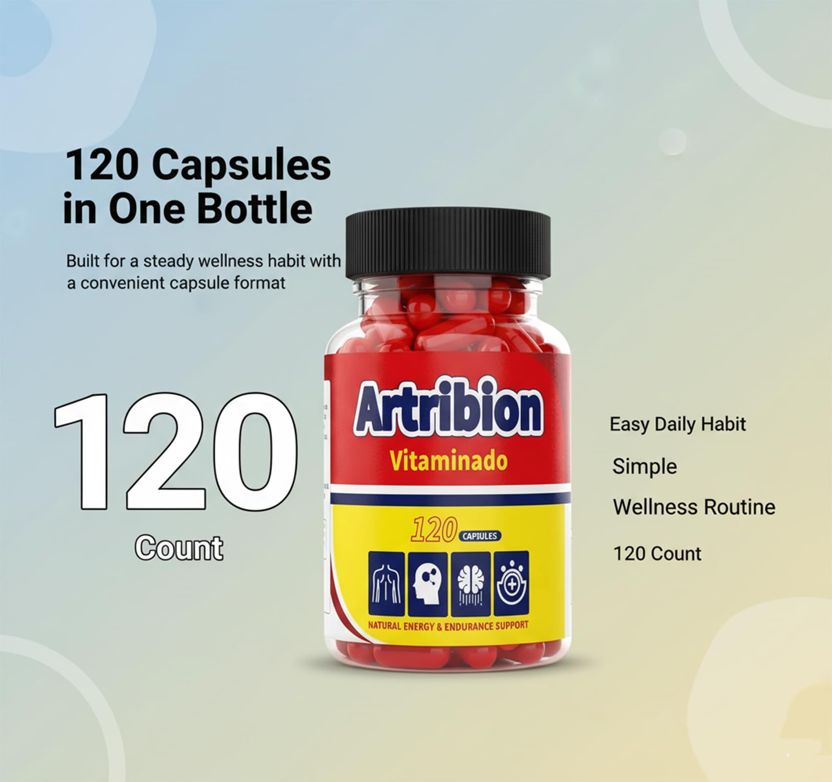 HKJHKJ Artribion Vitaminado capsules with ingredients list
